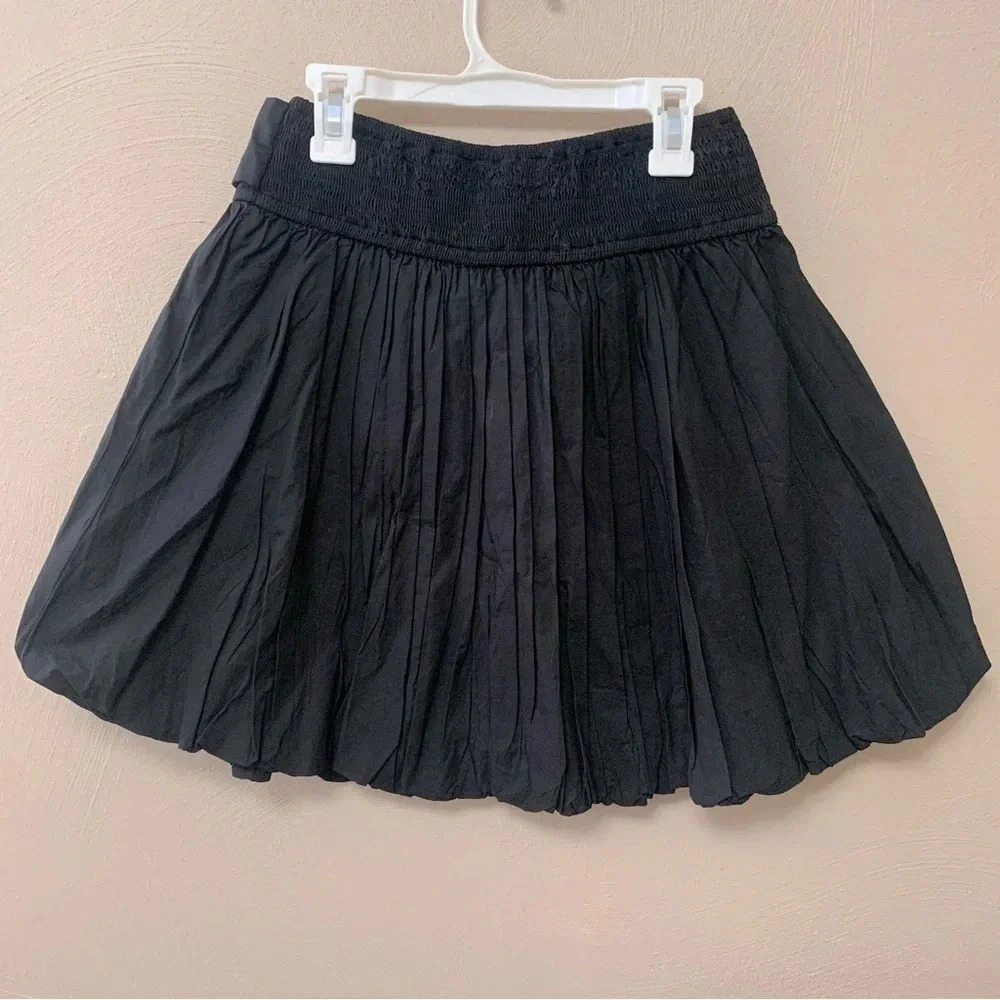 Cleobella Tessa Mini Bubble Skirt in Black Size Small NWT New - Picture 5 of 11